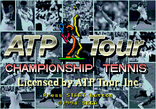 Заставка игры ATP Tour Championship Tennis